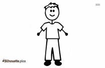 209x136 Stick Figure People Standing Clip Art Silhouette Pics