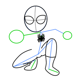 260x260 How To Draw Spiderman Cartoon Drawing Lesson