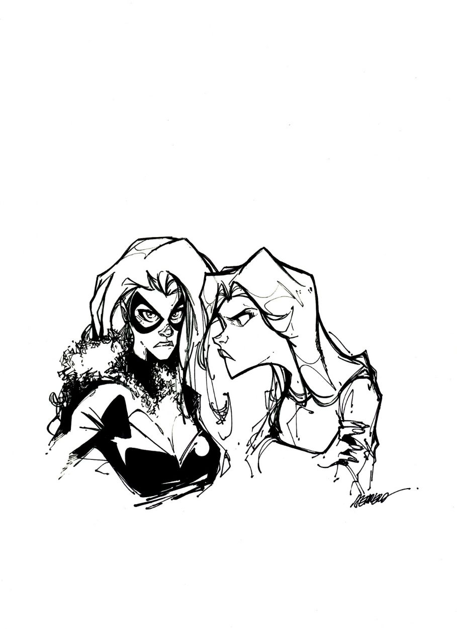 909x1250 Mj Gives Black Cat The Look Comic Art Francisco Herrera
