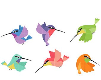 340x270 Hummingbird Clipart Etsy