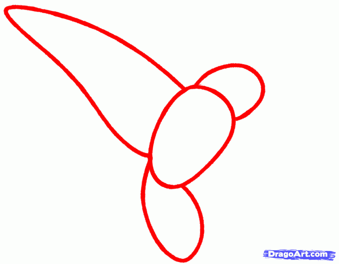 1098x856 How To Draw A Hummingbird And Flower, Step