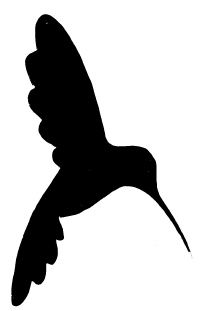 211x311 Hummingbird Clipart Outline
