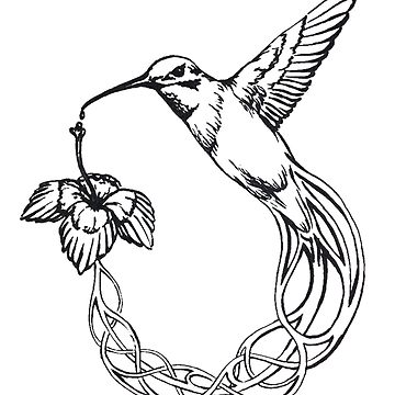 360x360 Kolibri Flower Metal Print