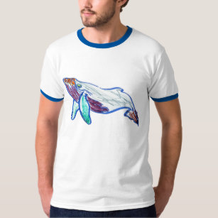 307x307 Humpback Whale Drawing T Shirts Shirt Designs Zazzle Ca
