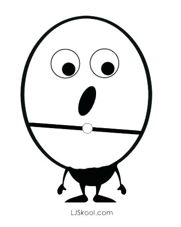 360x450 Humpty Dumpty Coloring