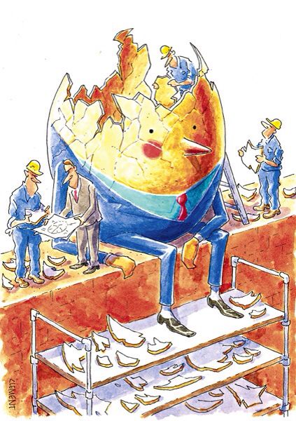 423x600 Humpty Dumpty Under Repair Drawing Art Humpty Dumpty Art
