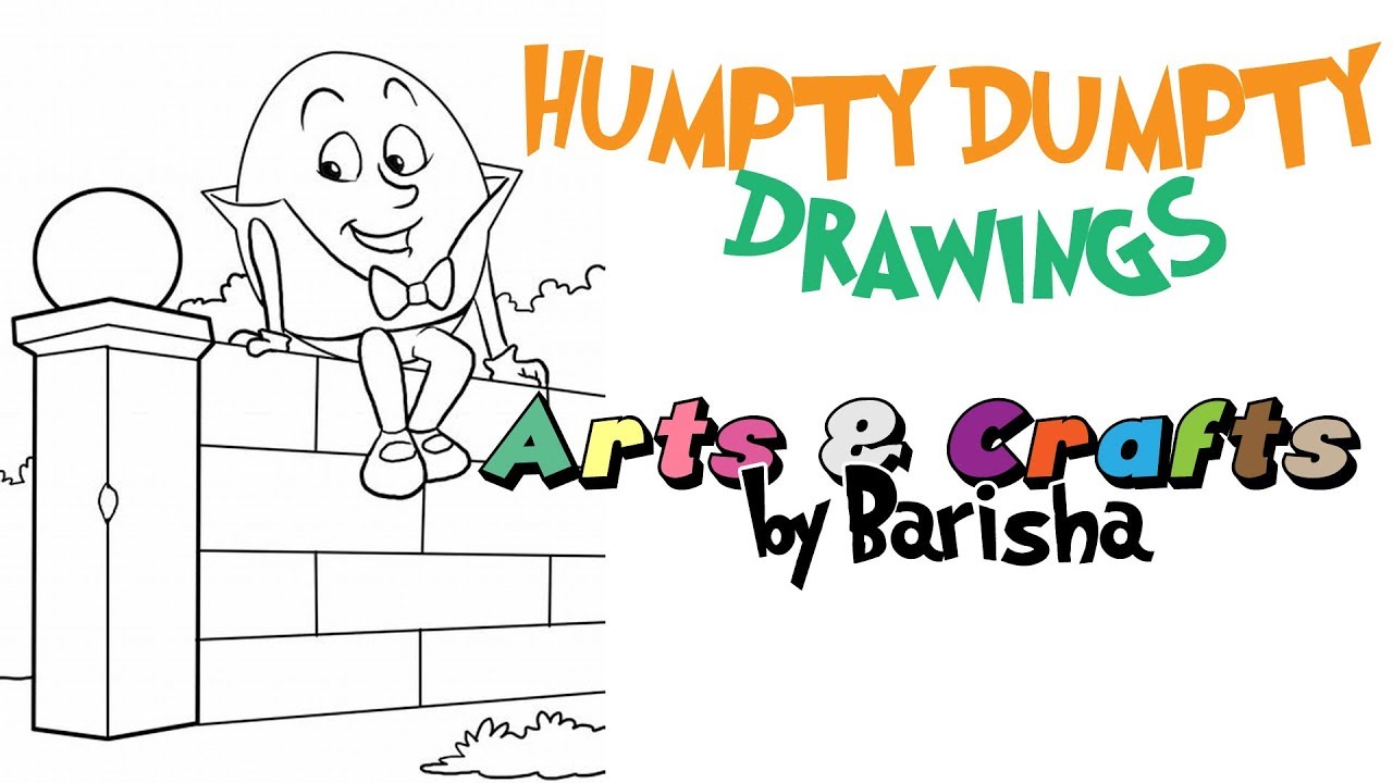 1280x720 Humpty Dumpty Drawings L How To Draw Humpty