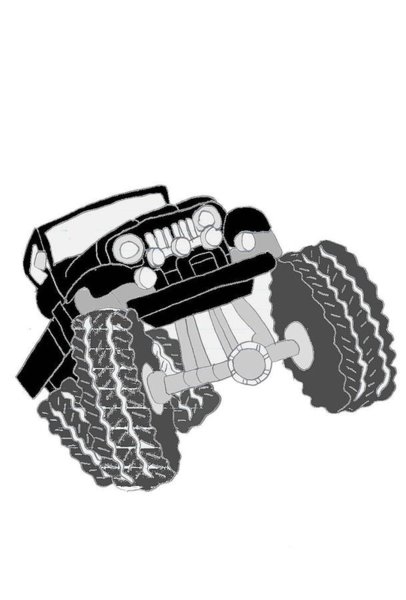 406x600 Jeep Drawings Fine Art America