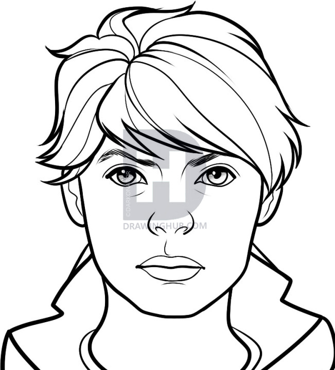 651x720 How To Draw Peeta, Peeta Mellark, The Hunger Games, Step