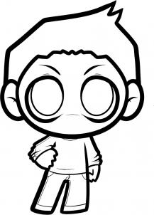 217x302 How To Draw Chibi Gale Hawthorne, Hunger Games