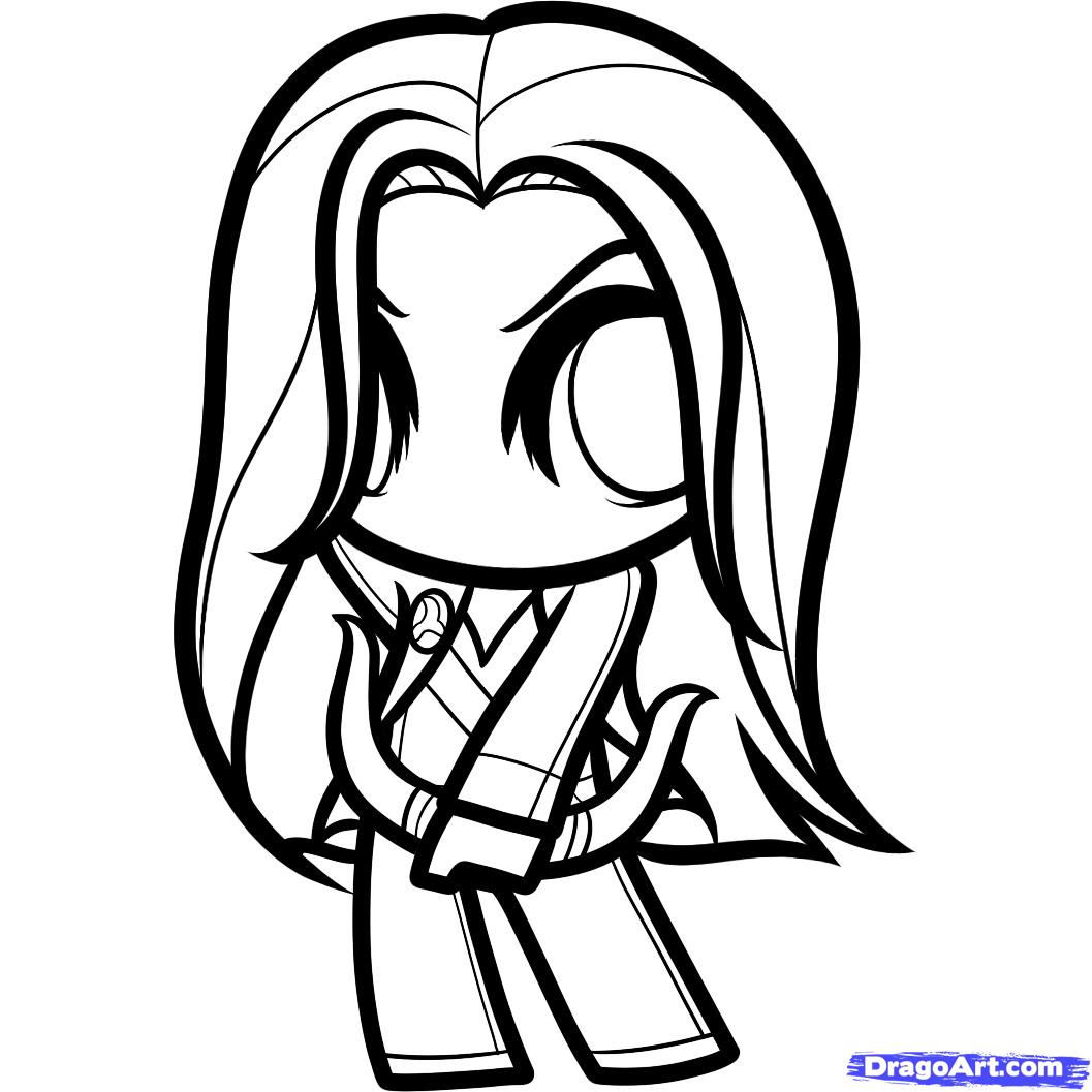 1057x1057 Step How To Draw Chibi Katniss, Hunger Games