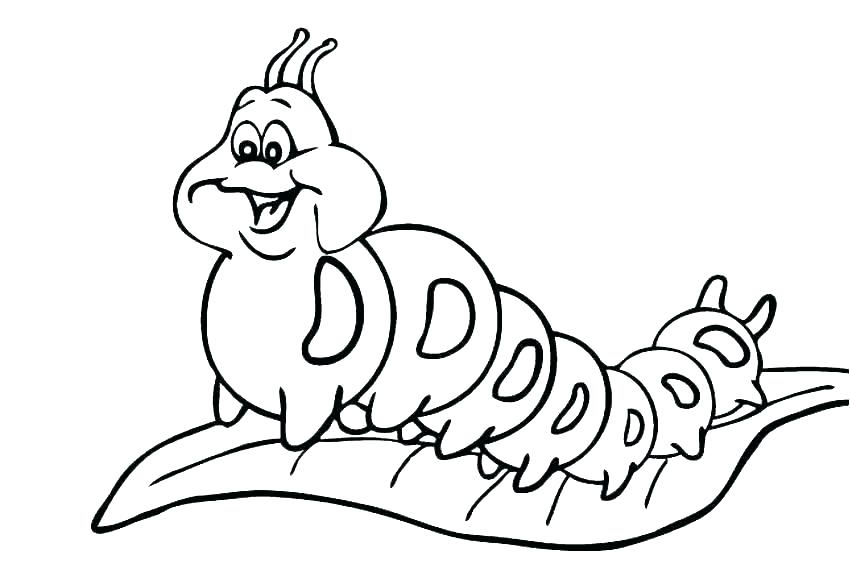 850x567 Hungry Caterpillar Plums Coloring Page