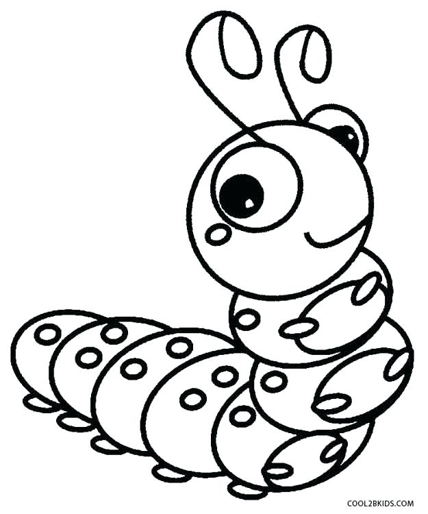 625x750 Caterpillar Coloring