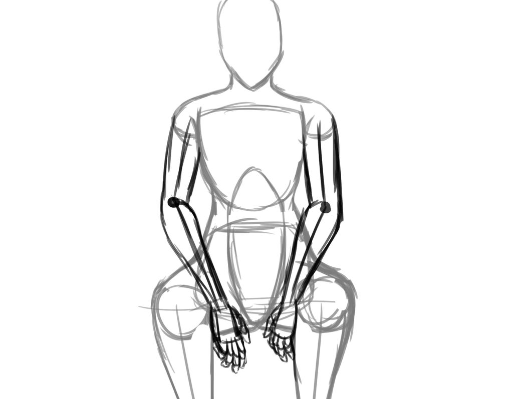 1024x797 Figure Drawing Sitting Sketch