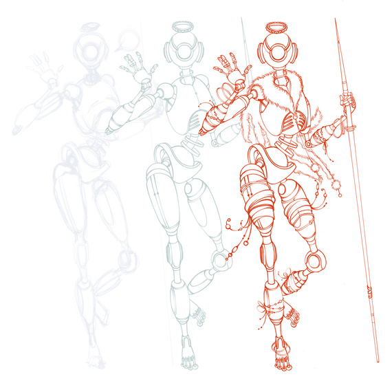 570x570 Tribal Robot Hunter