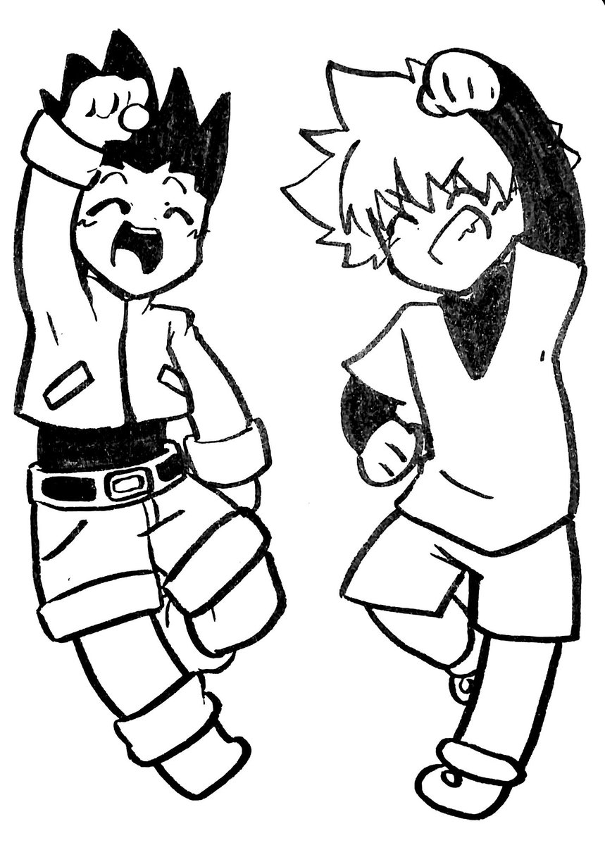 859x1200 Pandasagoma On Twitter Day Gon And Killua From Hunter X