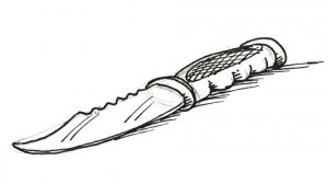 300x168 learn to draw a hunting knife shoo rayner author