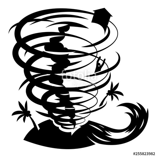 500x500 hurricane icon simple illustration of hurricane vector icon