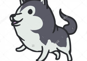300x210 siberian husky cartoon drawing collection of free husky drawing