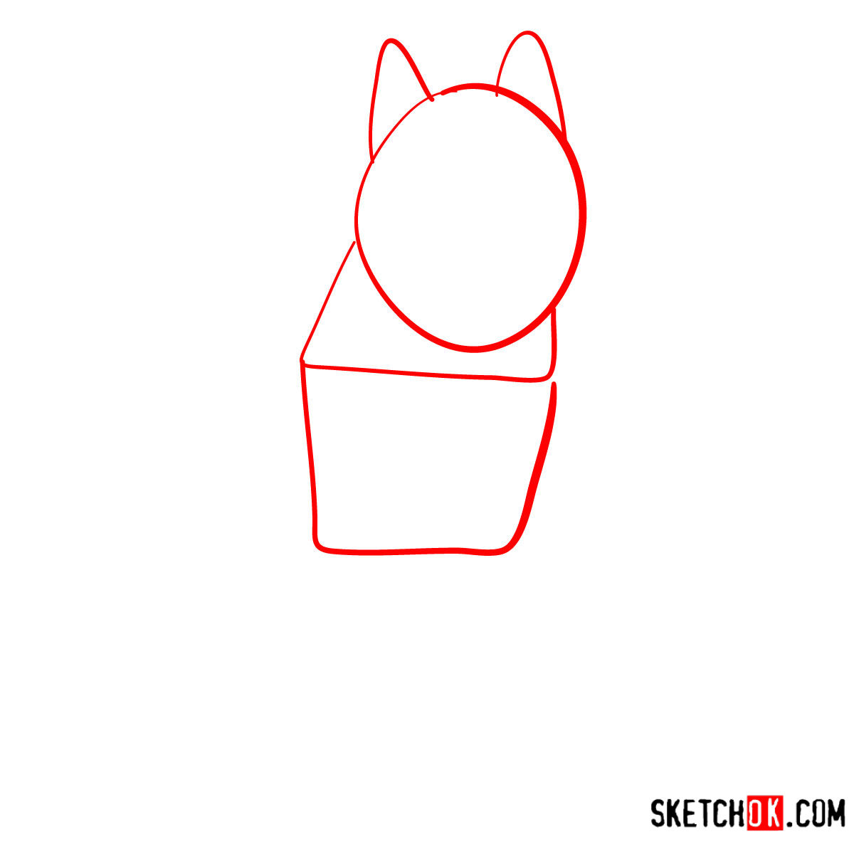 1200x1200 How To Draw The Husky Dog