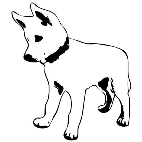 473x473 Husky Dog Wall Sticker