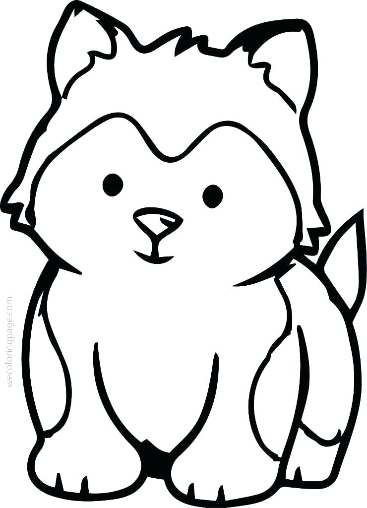 740x1024 Pleasant Husky Coloring Pages
