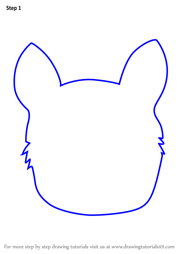 602x848 Learn How To Draw A Husky Dog Face For Kids