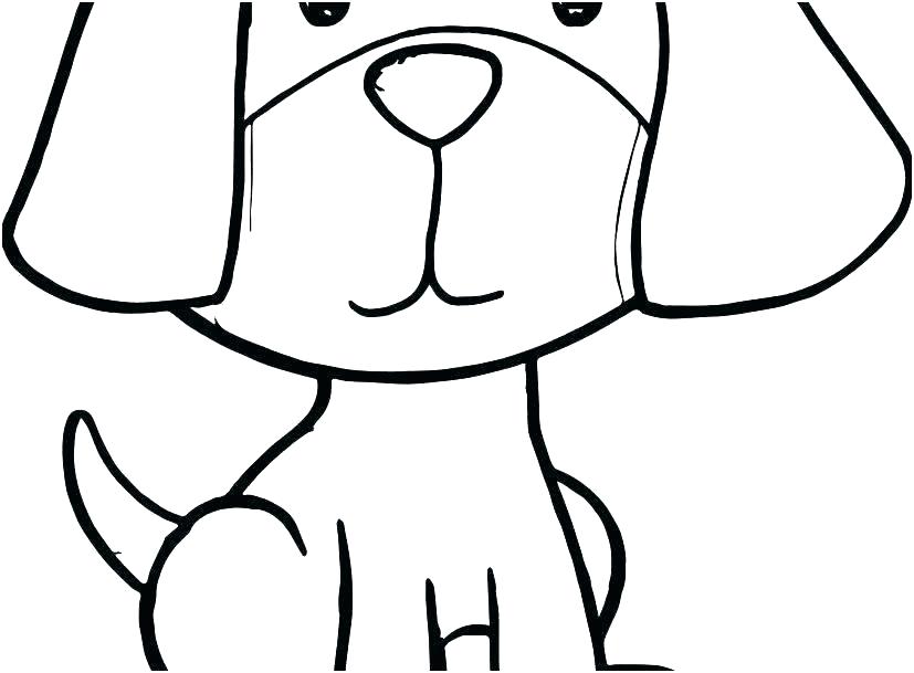 827x609 Puppie Coloring Pages Coloring Es Cute Puppy Coloring Es To Print