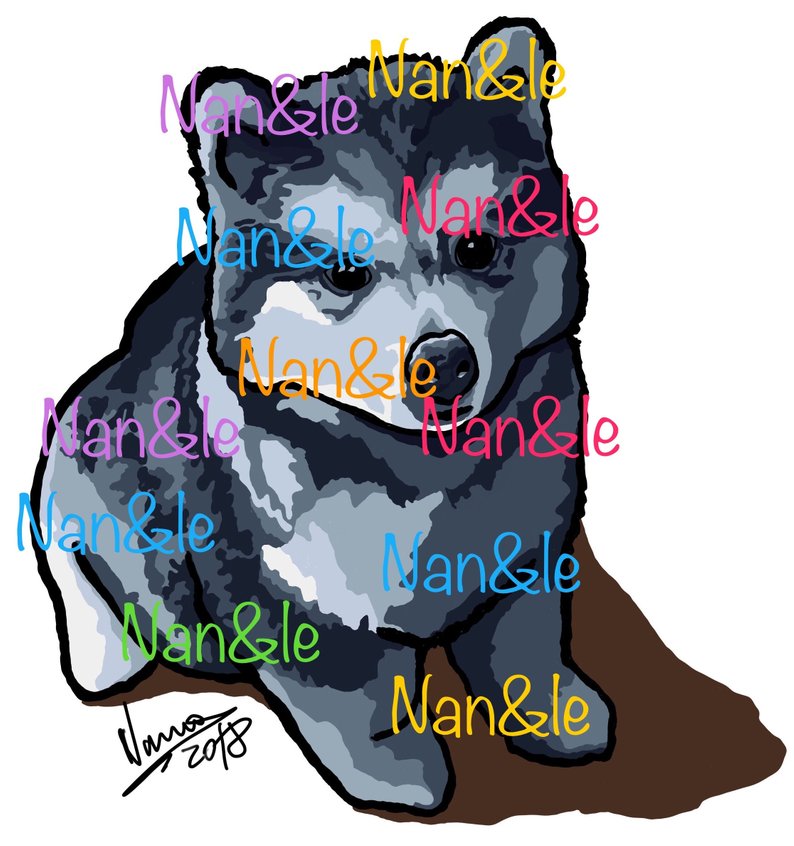 794x846 Tattoo Drawing Siberian Husky Puppy Etsy