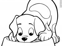 200x150 Delighted Puppies To Color Cute Drawing Of A P