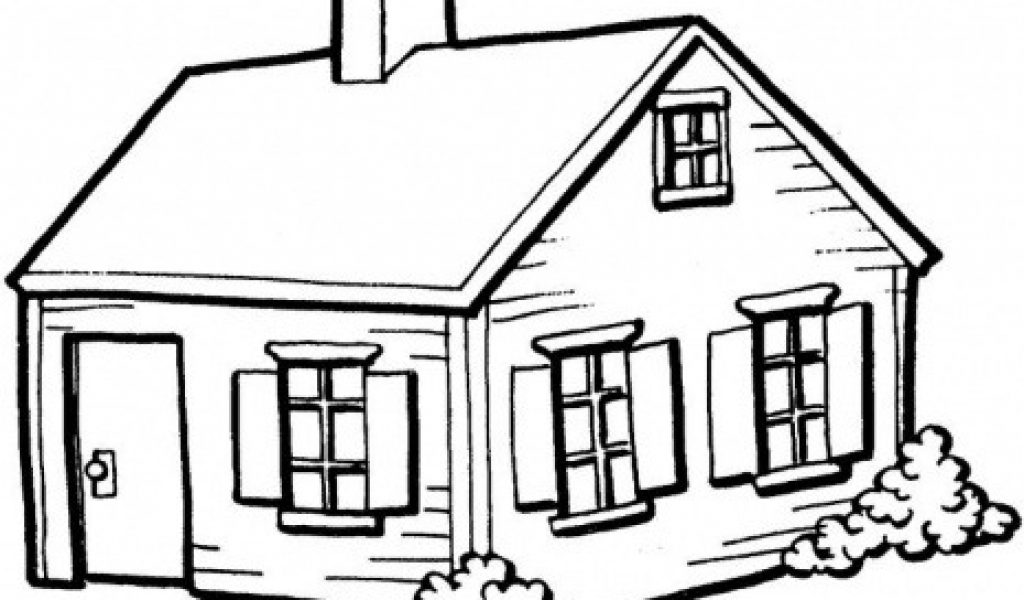 1024x600 Collection Of 'house Drawing Clip Art' Download More Than