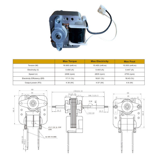 550x550 China Micro Electrical Ac Motors For Hand Drierlaundry Drier