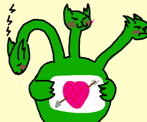 300x250 cute hydra drawing