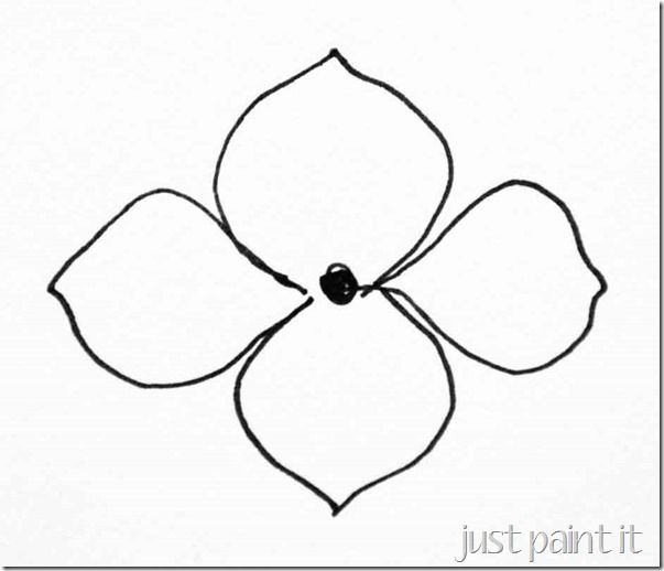 603x518 Paint Hydrangea