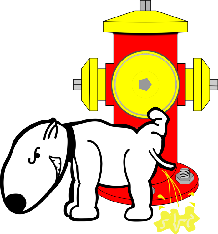 697x750 fire hydrant dog urination urine drawing cc0