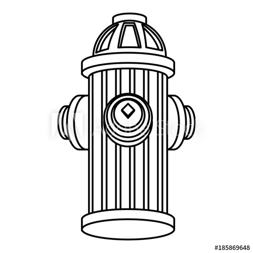 500x500 Hydrant Isolated Symbol Icon Vector Illustrationgraphic Design