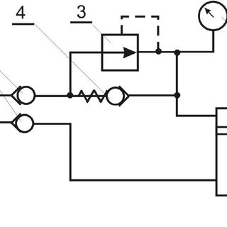 320x320 diagram of the hydraulic system of the tractor devices
