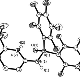320x320 ortep drawing of hydrogen atoms with the exception of nh