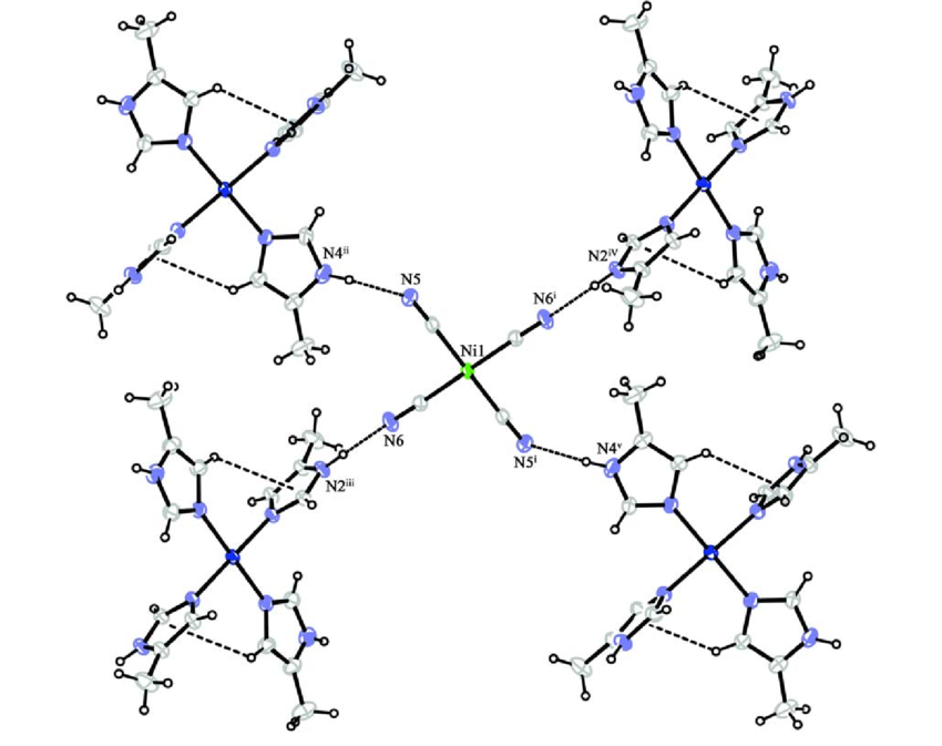 850x673 an ortep iii drawing of the hydrogen bonding for shown as