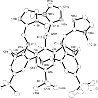 320x320 ortep drawing of cone hydrogen atoms and solvent molecules are