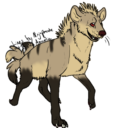 407x424 Collection Of Free Hyena Drawing Spot Download On Ui Ex