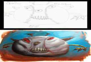 320x220 Kid's Drawings As Realistic Paintings