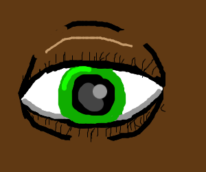 300x250 a pair of hyper realistic eyes in darkness