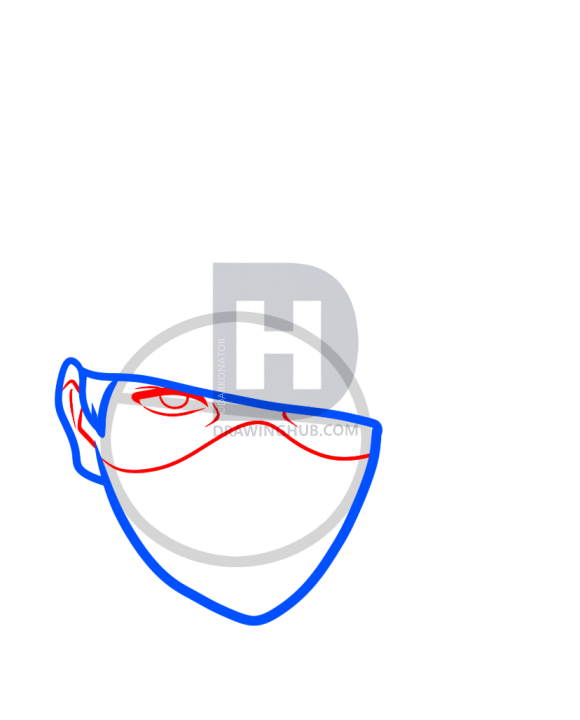 580x720 How To Draw Kakashi Easy, Step