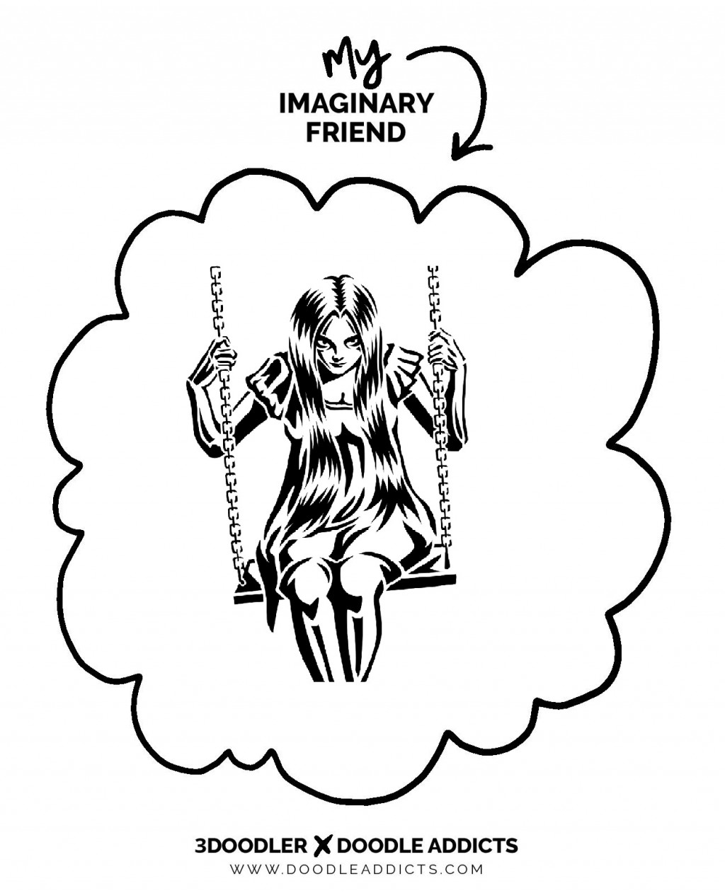 1024x1262 Imaginary Friend Drawing Challenge Doodle Addicts