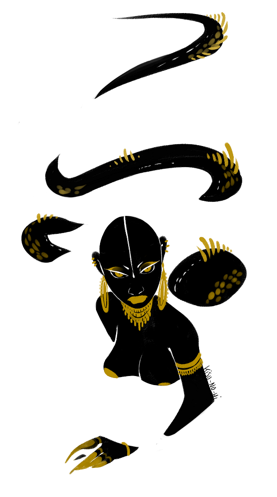 551x990 I Drew A Mermaid During Inktober And Felt Like Drawing Her Again