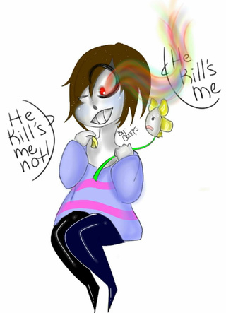 320x443 Just A Doodle Of Evil Skeleton Frisk I Like Drawing Undertale