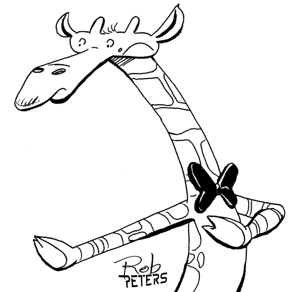 1024x1024 Daily Drawing Giraffe