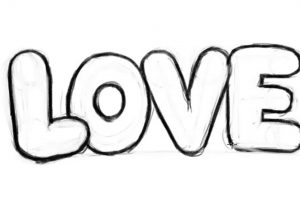300x210 How To Draw Love In Cursive How To Draw A Love