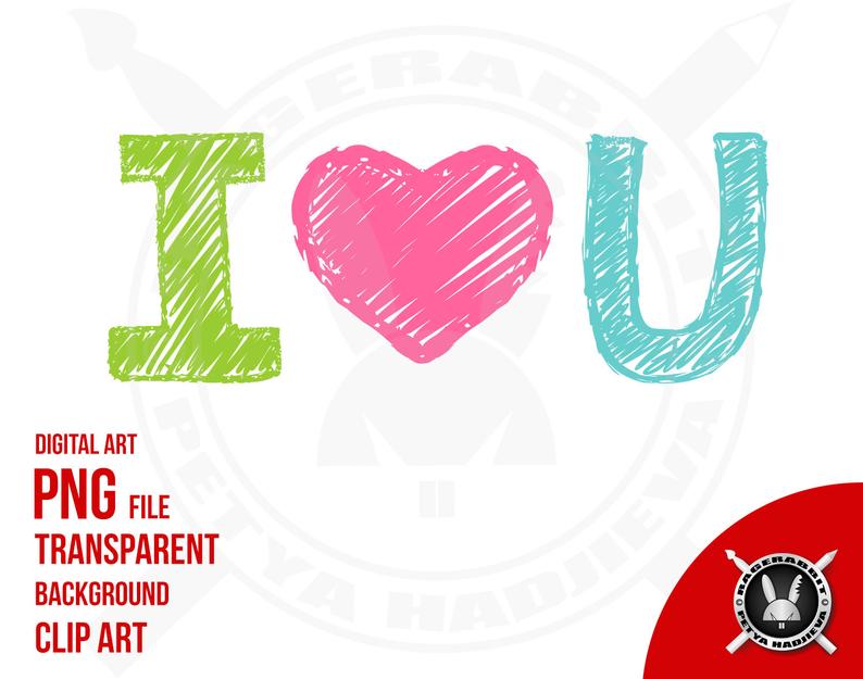 794x625 I Love You Text Words Png Transparent Background Etsy